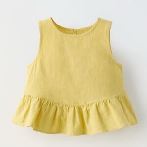 Zara Matching Linen Blend Set